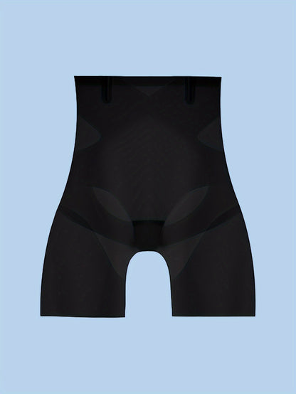 Un paio di leggings ultra sottili a vita alta con rilievo trasparente sul retro.
