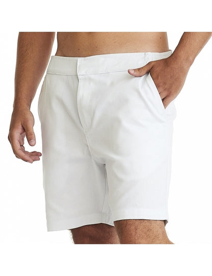 Men’s White Tailored Shorts