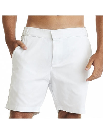 Men’s White Tailored Shorts
