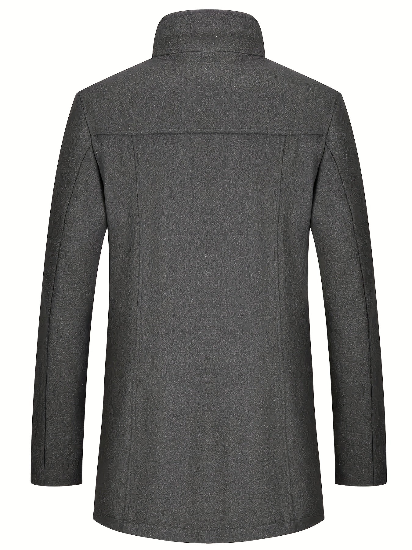 Nuovo Cappotto in Tweed Uomo Autunno/Inverno, Doppiopetto Lana Elegante per Business, Capospalla Invernale, Giacca da Cerimonia Sartoriale a Due Bottoni, Materiale Resistente, Lavabile a Mano, Gilet Stratificato, Paletot Allungato, Per Occasioni Formali e