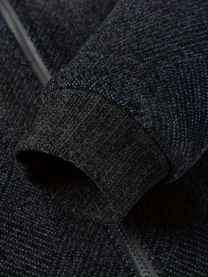 Lisen OBM Giacca Invernale Uomo con Fodera in Pelliccia di Lusso - Cappotto a Collo Alto e Zip Completa, Interno Nero/Marrone/Beige, Logo Dorato, Lavabile a Mano per Uomini Maturi, Idealmente adatto al Freddo & Occasioni Formali, Abbigliamento Invernale p