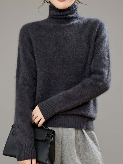 Novità Autunno e Inverno 2025: Nuovo Colletto Alto da Donna, + Lana, Sensazione di Morbida e Soffice, alla Moda, Versatile, Elegante, Spessa. Calda, Ultra-Morbida e Confortevole, Tocco Effetto Nuvola. Indispensabile per un Look Casual