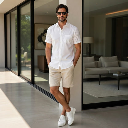 Men’s White Casual Shirt