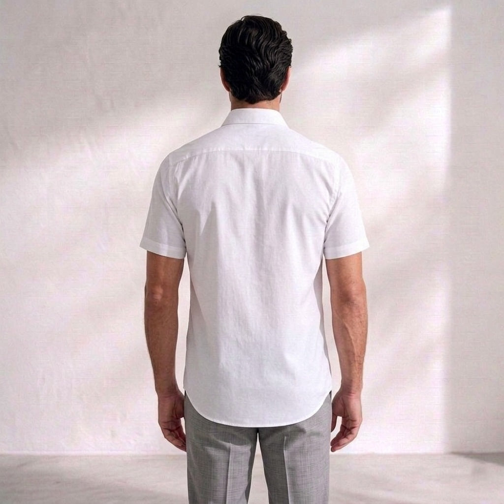 Men’s White Casual Shirt