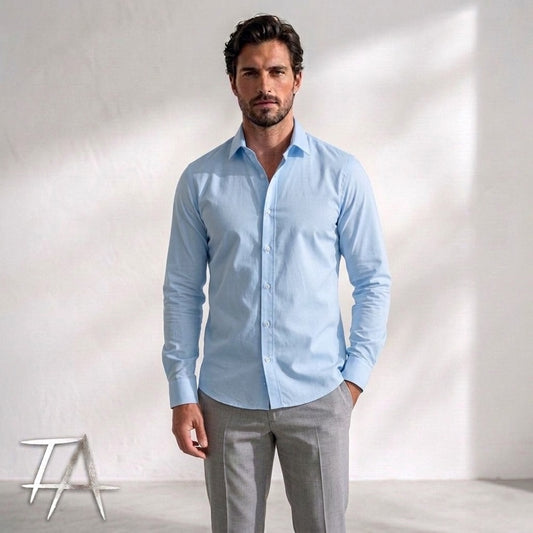 Men’s  Mandarin Collar Shirt
