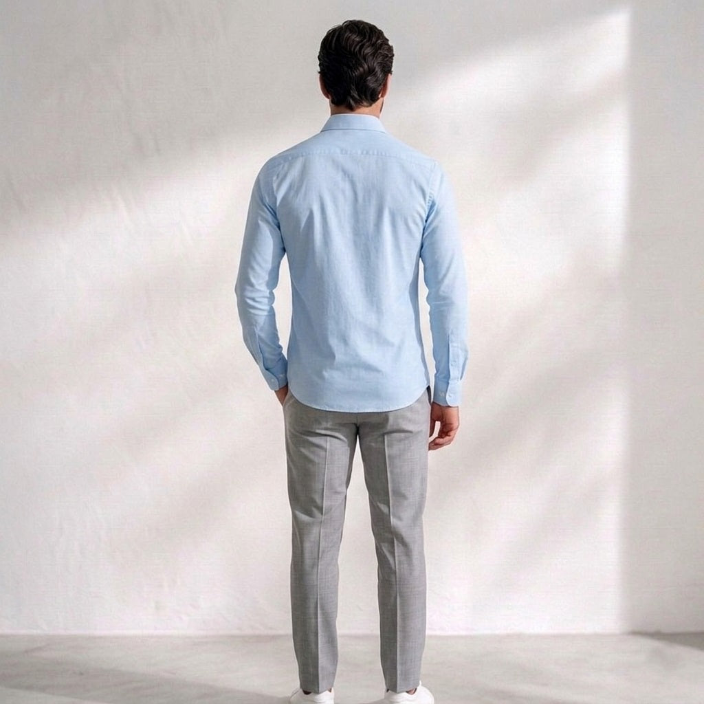 Men’s  Mandarin Collar Shirt