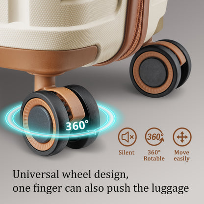 Joyway Set Valigie da Viaggio, Trolley Leggero con Ruote Girevoli e Borsa Amenity