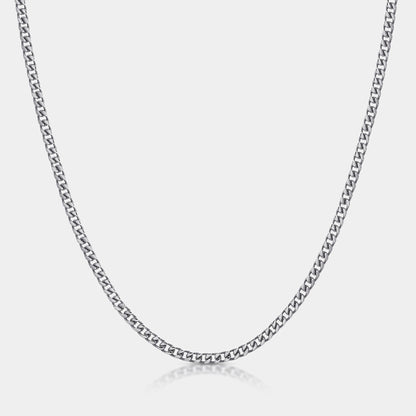 Men’s Gunmetal Cuban Chain Necklace