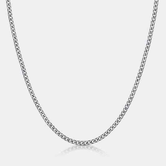 Men’s Gunmetal Cuban Chain Necklace