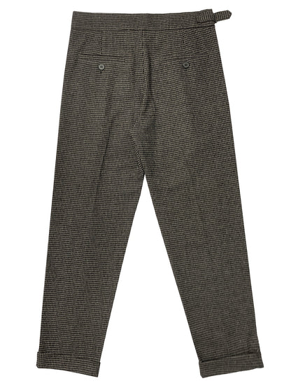 2025 Pantaloni da uomo a vita alta per autunno e inverno - Pantaloni formali da lavoro con chiusura a bottone, eleganti per ufficio e occasioni formali, tessuto non elasticizzato per un aderimento strutturato - Eventi formali, matrimoni, riunioni - Pantal