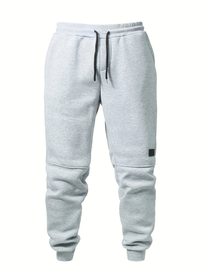 3pezzo Pantaloni da Jogging da Uomo con Elastico in Vita e Coulisse - Pantaloni da Jogging Casuali a Tinta Unita, Vestibilità Regolare, Lunghezza alla Caviglia, Comodi per Autunno/Inverno, Pantaloni da Jogging, Pantaloni da Jogging, Pantaloni da Jogging p