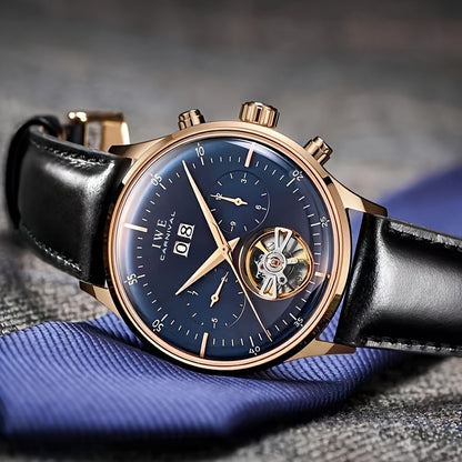 Orologio Meccanico Multifunzione di Lusso Uomo I&W Carnival, Orologio Sottile e alla Moda Automatizzato, Regalo per le Vacanze
