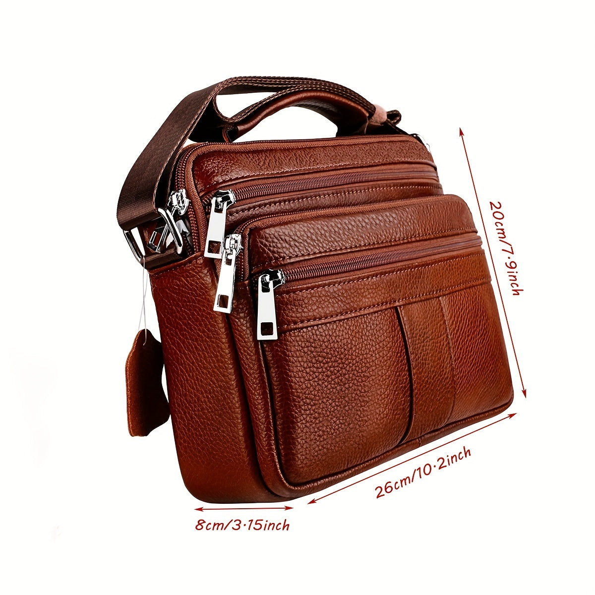 Linea Uomo+ Elegance – Borsa da lavoro da uomo in vera pelle