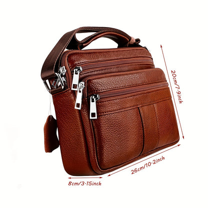 Linea Uomo+ Elegance – Borsa da lavoro da uomo in vera pelle