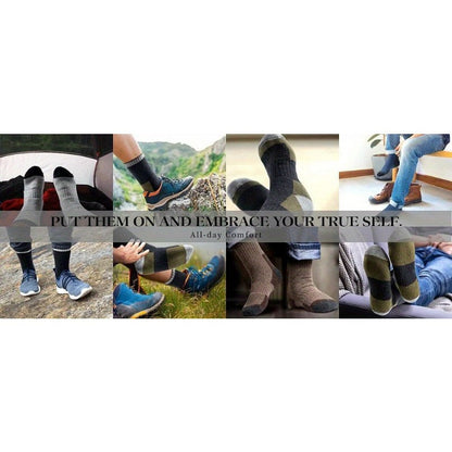 5 Paia Calzini da Uomo in Velluto - Morbidi, Caldi, Traspiranti e Anti-Umidità, Tinta Unita, Perfetti per Attività Indoor & Outdoor, Ideali per Escursionismo, Campeggio e Abbigliamento Casual, Calze da Trekking | Calze Tinta Unita | Calze con Texture Morb