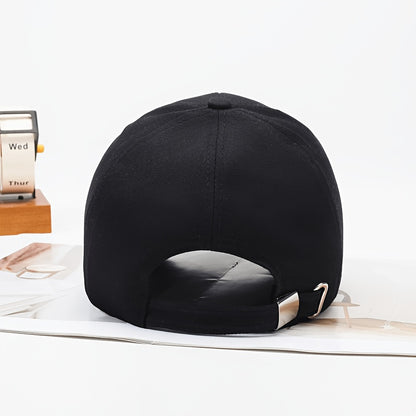 Linea - Cappellino da baseball con visiera curva classico, versatile e alla moda, con ricamo