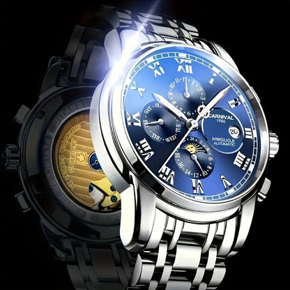 Orologio Sportivo Multifunzionale di Lusso per Uomo [I&W Carnival], Orologio Meccanico Automatico Impermeabile Casual, Regalo da Festival