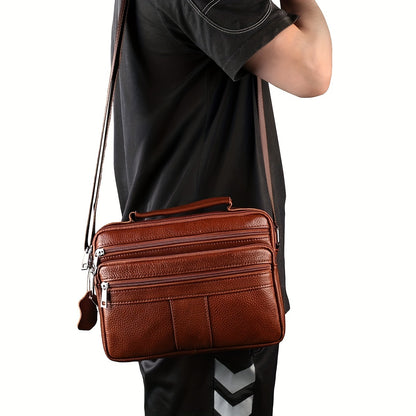Linea Uomo+ Elegance – Borsa da lavoro da uomo in vera pelle