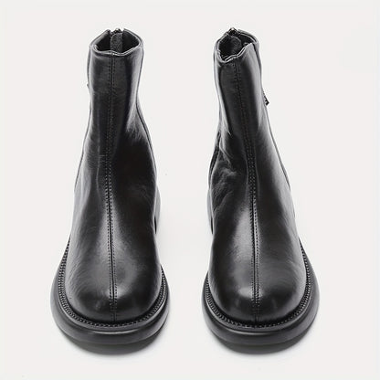 Nuove Stivali Sottili da Donna per Autunno e Inverno con Suola Spessa, Stivali Cilindrici Dritti 3429