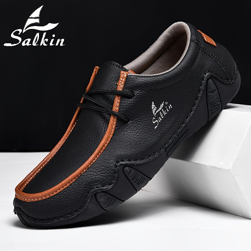 Mocassini Casual Fatti a Mano da Uomo Salkin - Sneakers Comode e Resistenti con Lacci in Diversi Colori