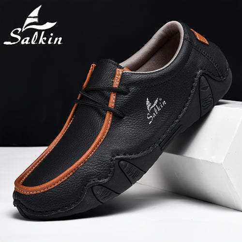 Mocassini Casual Fatti a Mano da Uomo Salkin - Sneakers Comode e Resistenti con Lacci in Diversi Colori