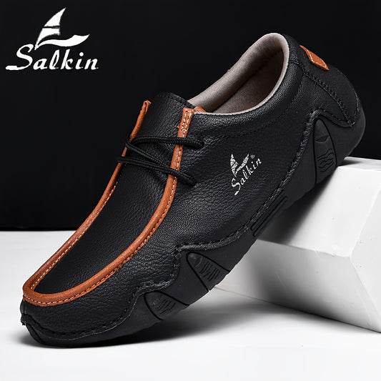Mocassini Casual Fatti a Mano da Uomo Salkin - Sneakers Comode e Resistenti con Lacci in Diversi Colori