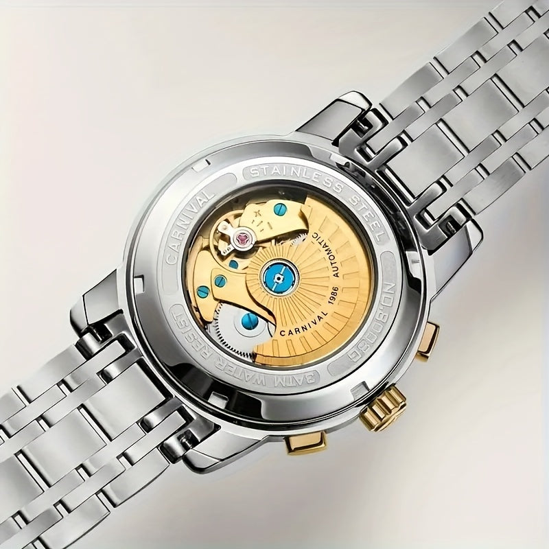 Orologio Sportivo Multifunzionale di Lusso per Uomo [I&W Carnival], Orologio Meccanico Automatico Impermeabile Casual, Regalo da Festival