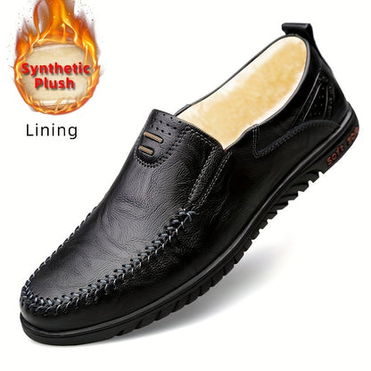 Linea Classico - Mocassini Uomo Slip-On - Tomaia in Pelle Vacchetta di Seconda Qualità