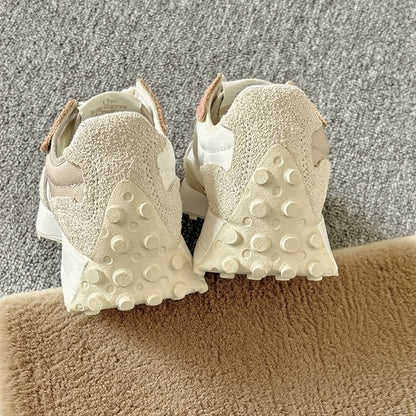 NEW BALANCE 2025 Sneakers Retro Unisex a Bassa Altezza - Beige/Bianco con Suola in Gomma Durevole per Tutte le Stagioni e Tessuto Traspirante, Ideali per Palestra, Casual e Calzature Sportive