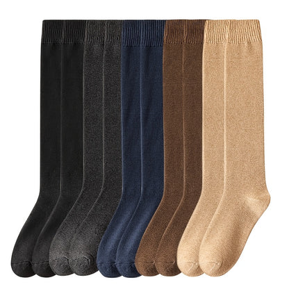 10 Paia di Calzini Lunghi da Uomo Autunno e Inverno Anti-Odore Calzini Caviglia Spessi in Velluto Caldo Calzini Lunghi Alta Caviglia Regalo per Anziani o Amici Calzini Invernali