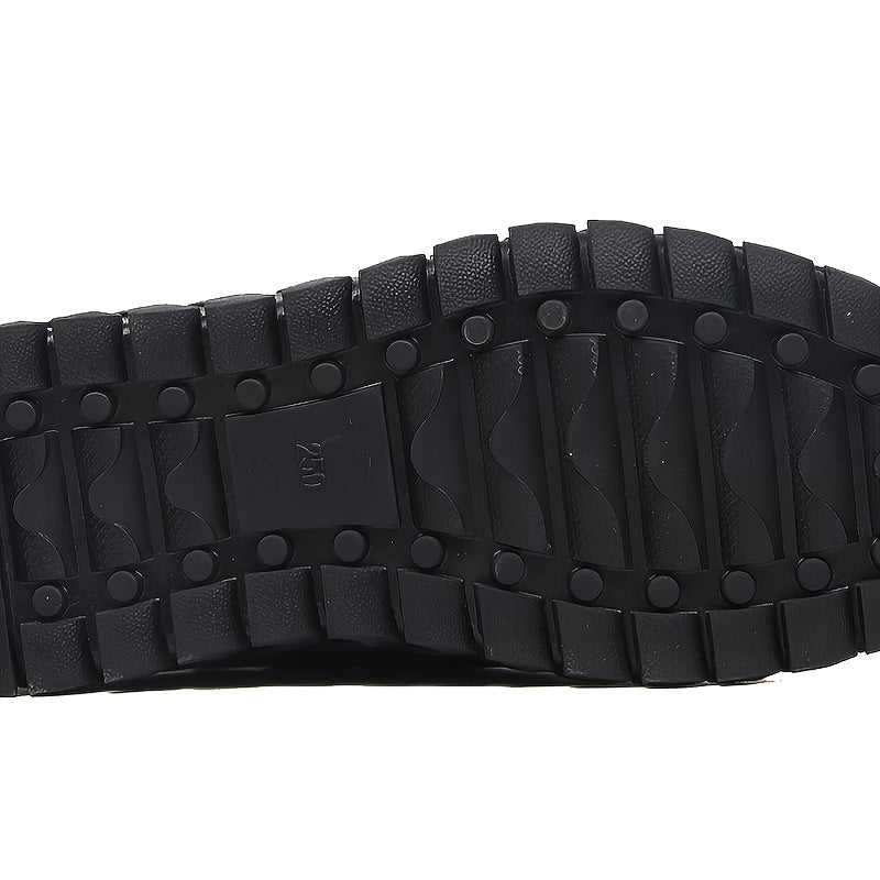 Scarpe in pile calde da uomo, comode stivali antiscivolo per la neve, inverno