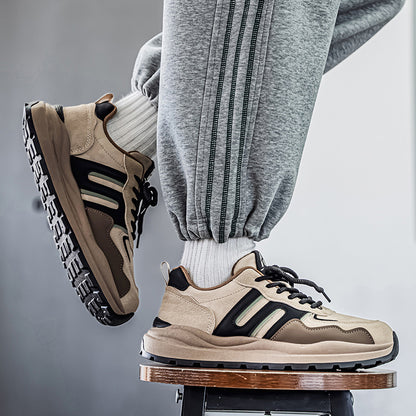 Scarpe Forrest Gump in Microfibra Autentica per Autunno e Inverno, Sneakers alla Moda con Aumento Altezza