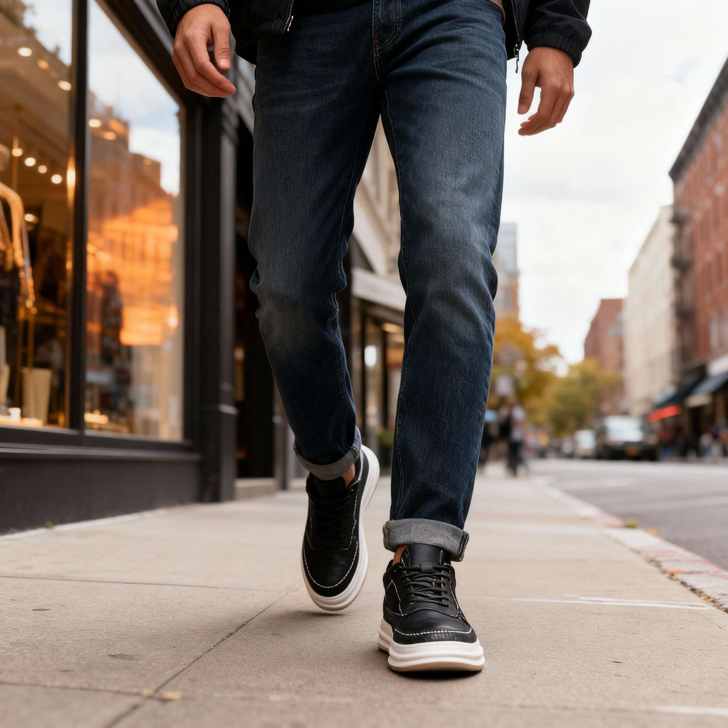 Mason Grant Leather Sneakers