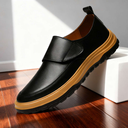 Leon Grant Leather Slip-Ons