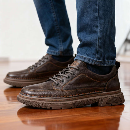 Velion Minimal Leather Sneakers