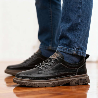 Velion Minimal Leather Sneakers
