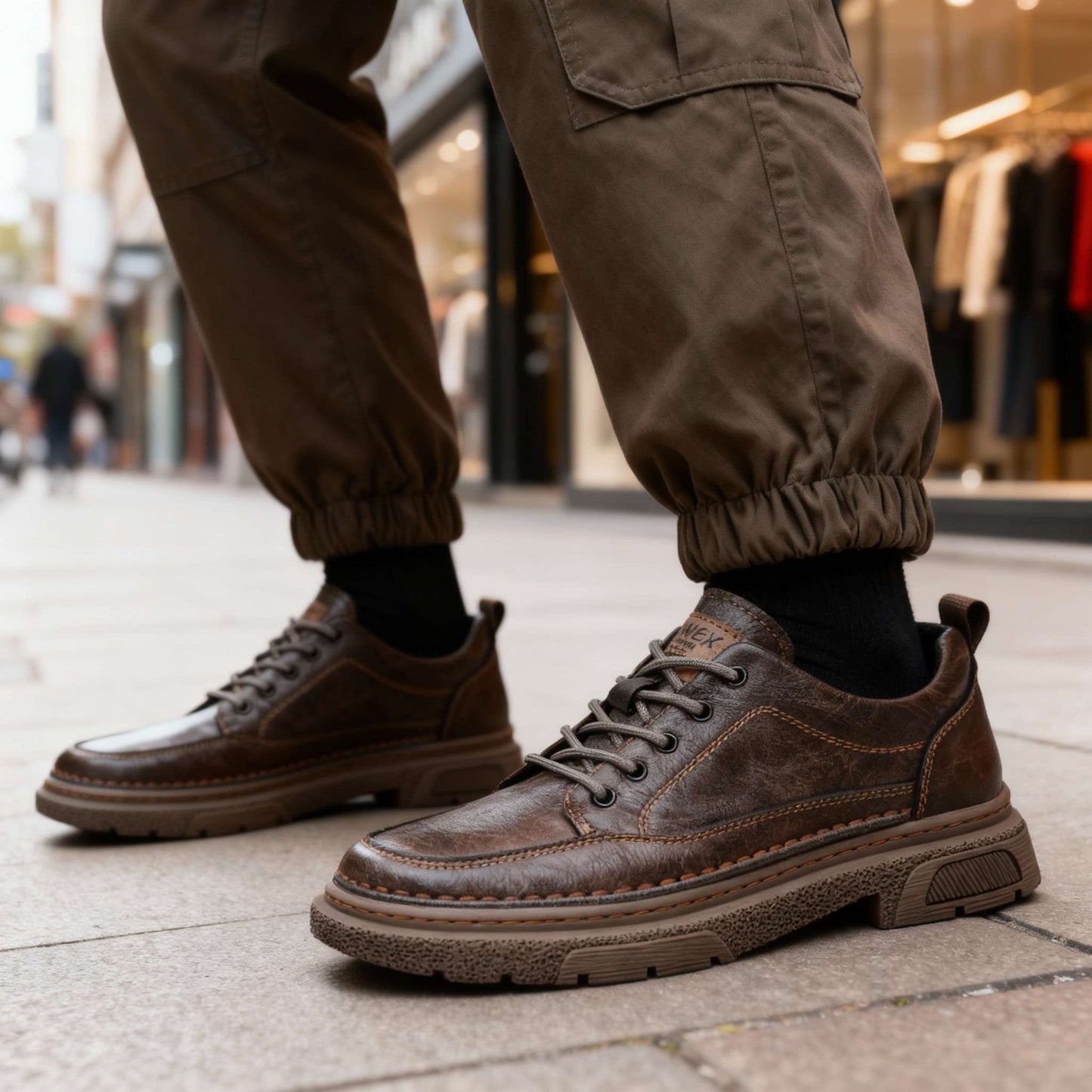 Velion Minimal Leather Sneakers