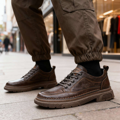 Velion Minimal Leather Sneakers