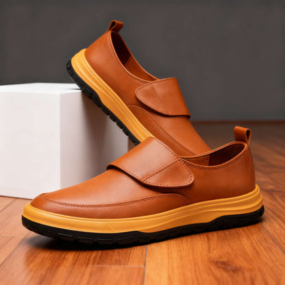 Leon Grant Leather Slip-Ons