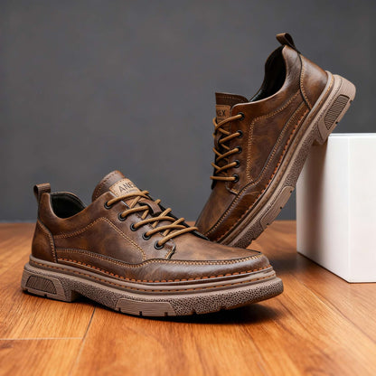Velion Minimal Leather Sneakers
