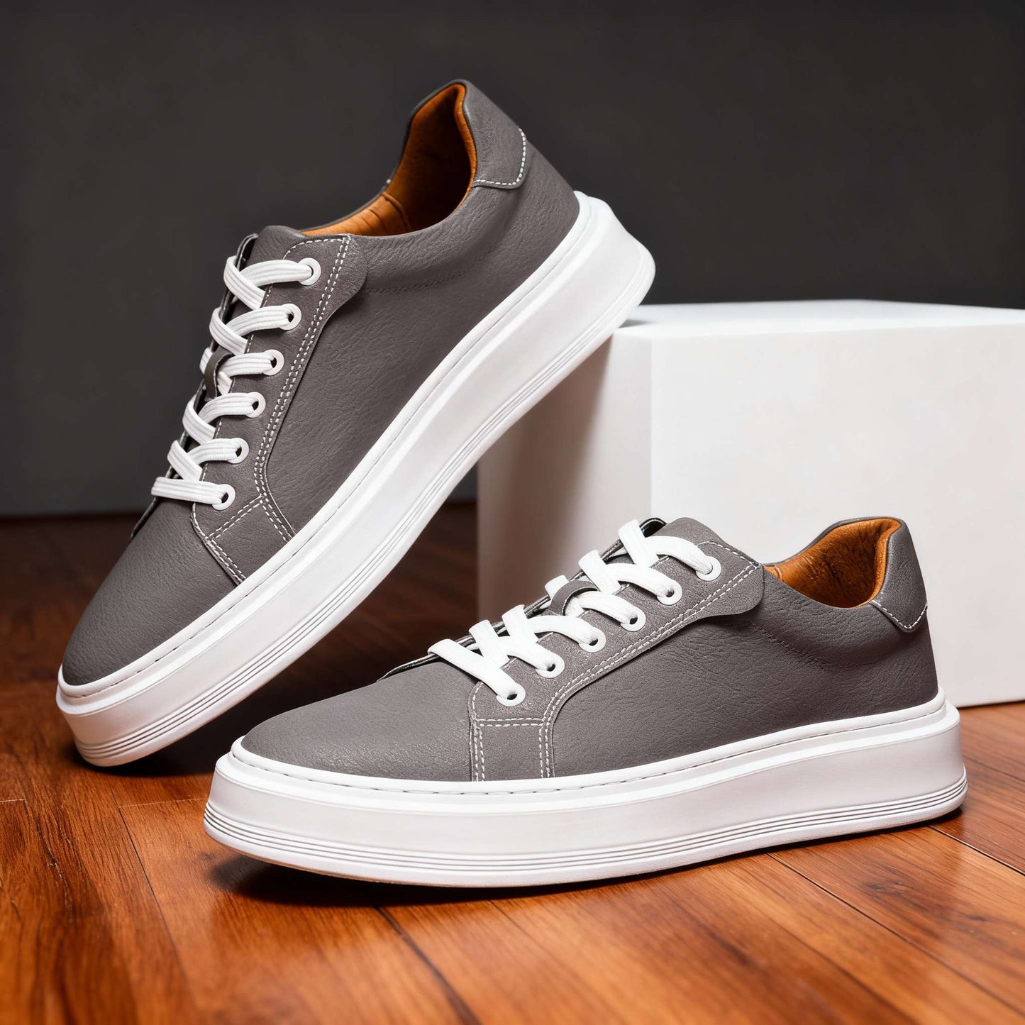 Conrad Jones Leather Sneakers