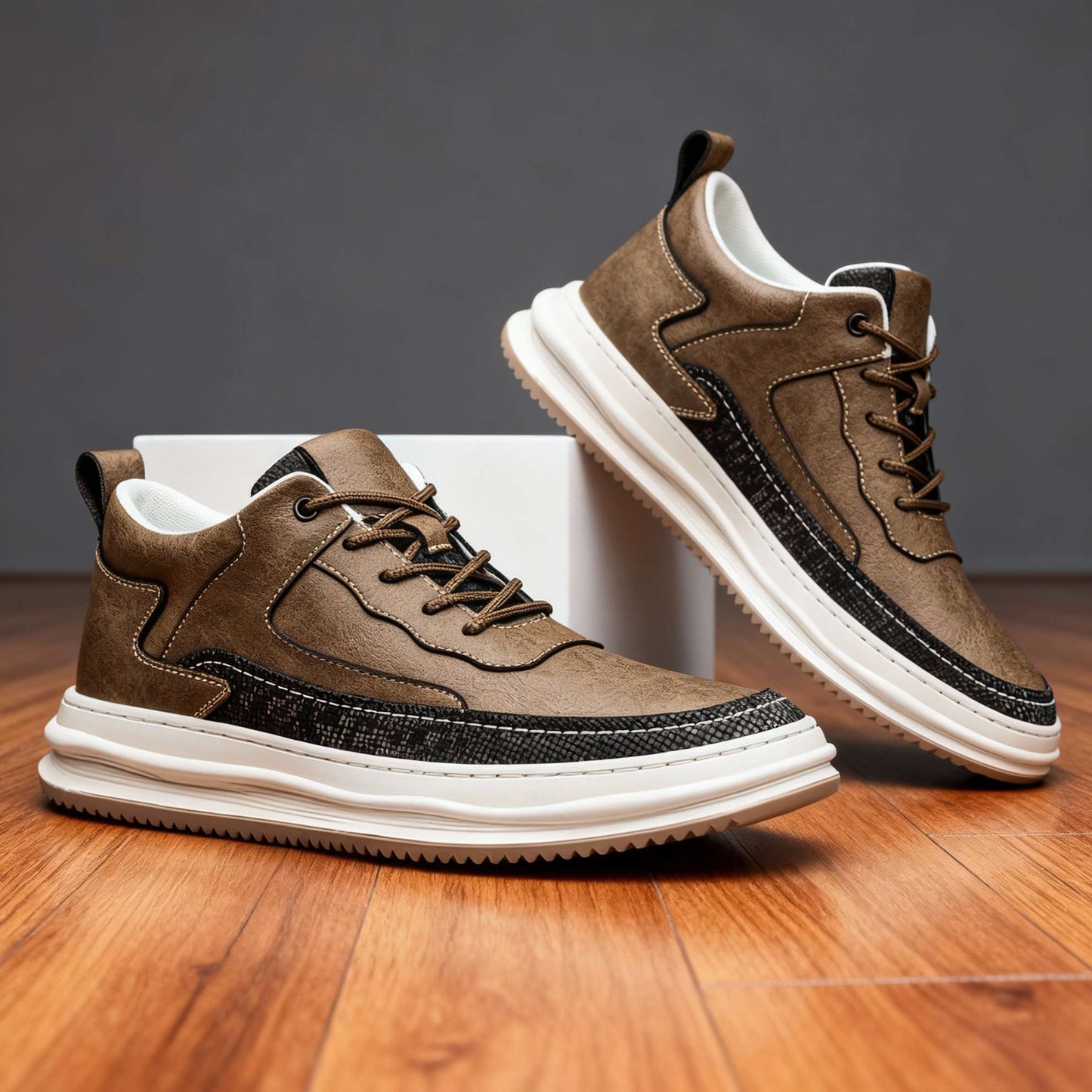 Mason Grant Leather Sneakers
