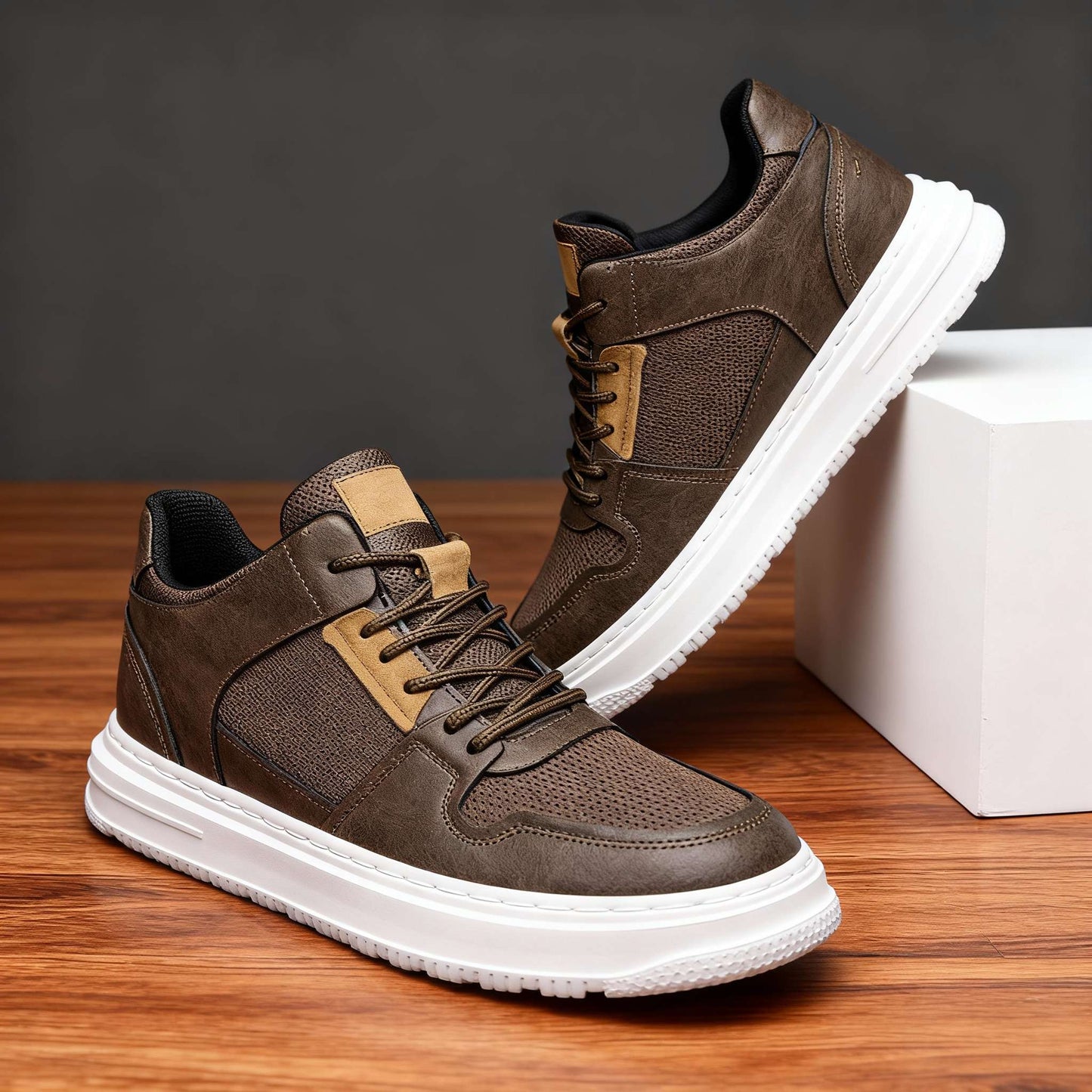 James Carter Leather Sneakers