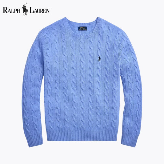 Heritage Cable-Knit Wool & Cashmere Sweater