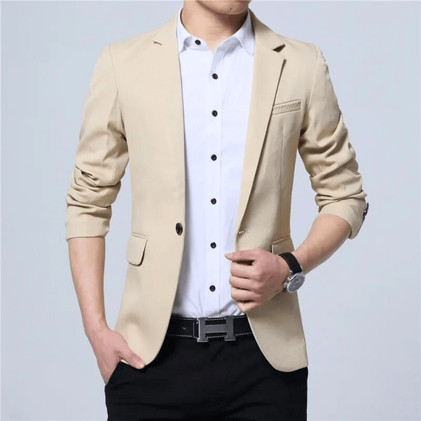 London Slim-Fit Breathable Blazer
