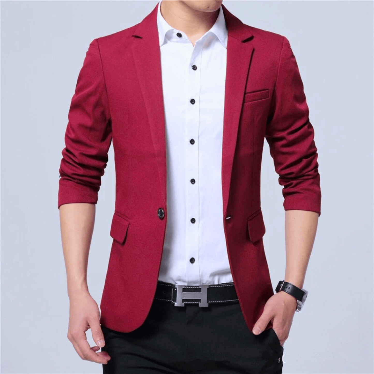 London Slim-Fit Breathable Blazer