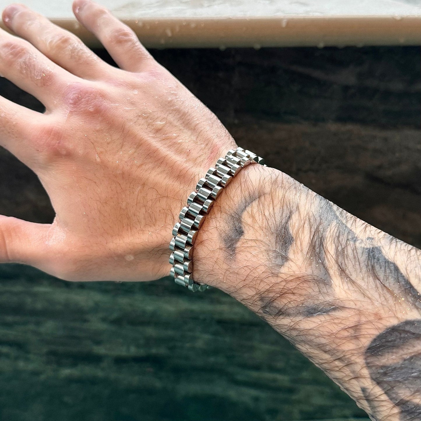 Rolex Bracelet (Silver)