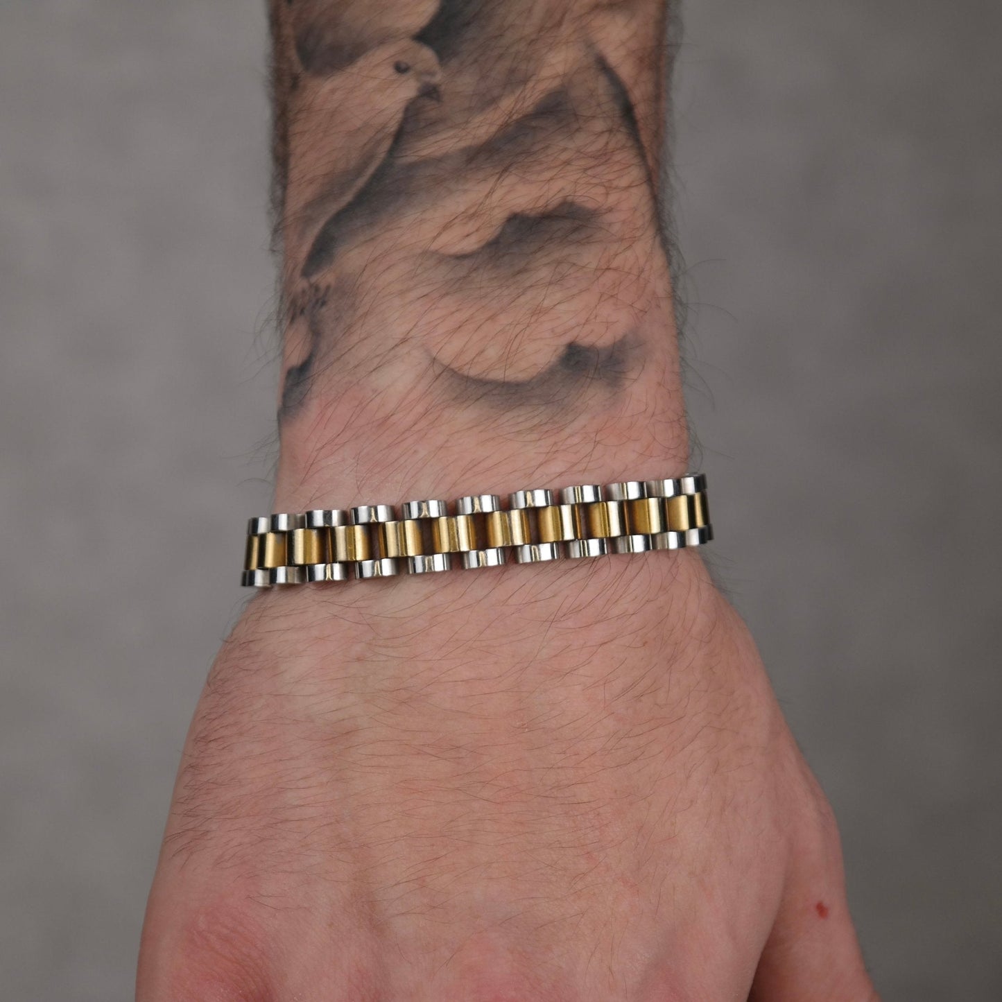 Rolex Bracelet (Silver/Gold)