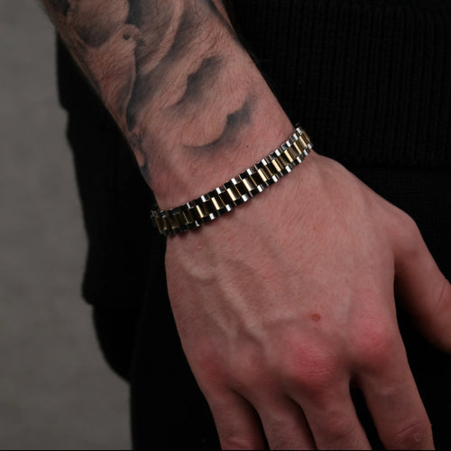 Rolex Bracelet (Silver/Gold)