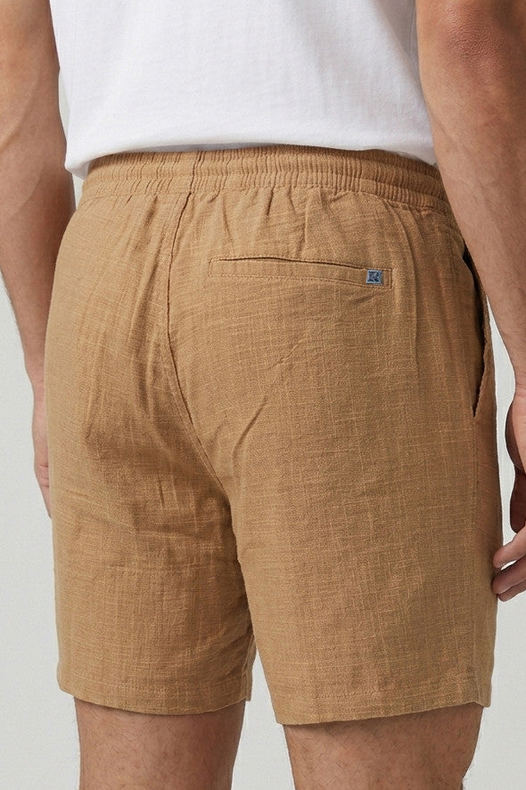 Men’s Tan Drawstring Shorts